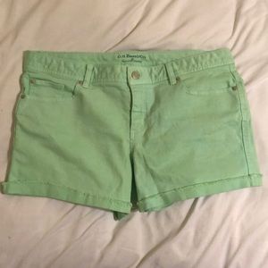 🔺G.H. Bass & Co Seafoam Denim Shorts🔺